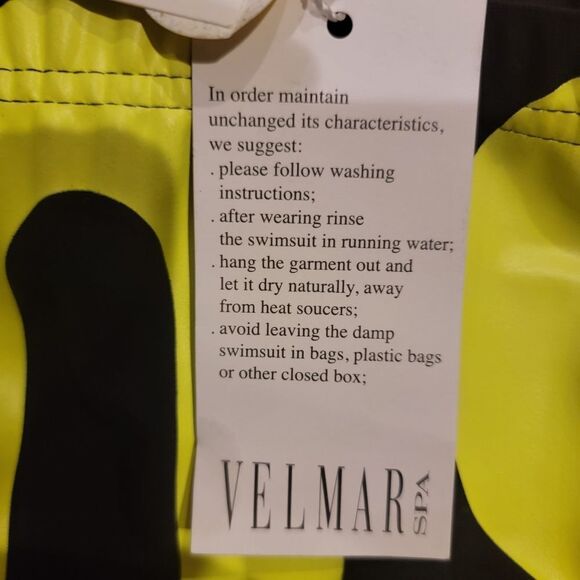 Moschino Men's Neon Yellow Swim Beach Bikini Briefs Bottom size XSMALL - Picture 9 of 16